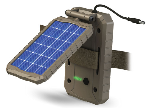 GSM OUTDOORS Stealth Cam STCSOLP Sol-Pak  Fits Wireless/Cellular Trail Camera 12 Volt Li-ion Battery Brown