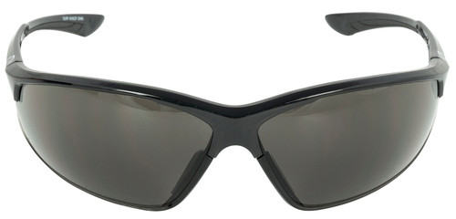 GSM OUTDOORS Walker's GWPIKNOF1SMK Ballistic Eyewear IKON Tanker Adult Smoke Gray Lens Matte Black Frame