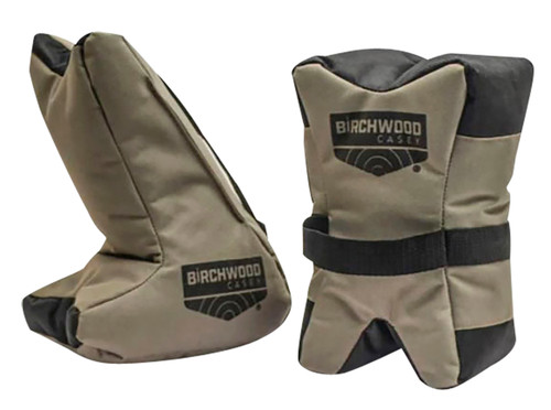 BIRCHWOOD CASEY (GSM) Birchwood Casey SRBCMBO Tactical Tac-Match Shooting Rest Prefilled Tan Nylon, 2-Pieces Designed For Tactical Rifles