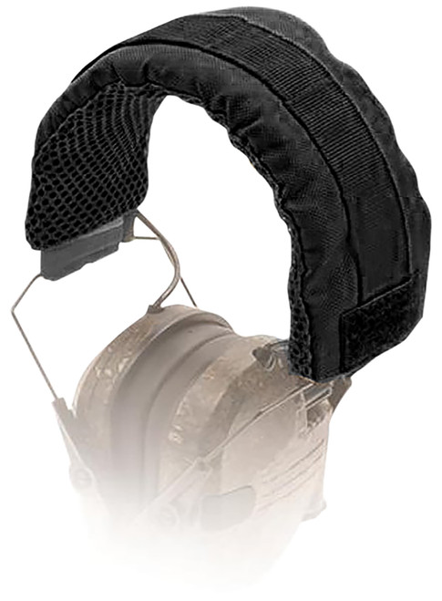 GSM OUTDOORS Walker's GWPHDBNDV Razor Headband Wrap Nylon Black with Molle Webbing
