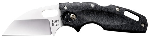 COLD STEEL (GSM) Cold Steel CS20LTZ Tuff Lite  2.50" Folding Sheepsfoot Plain AUS-8A SS Blade, 3.50" Black Textured Griv-Ex Handle