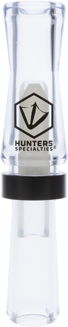 HUNTERS SPECIALTIES (GSM) Hunters Specialties HS-WF-DRDC Suzie-Q Double Reed Duck Call Duck Sounds Clear Polycarbonate