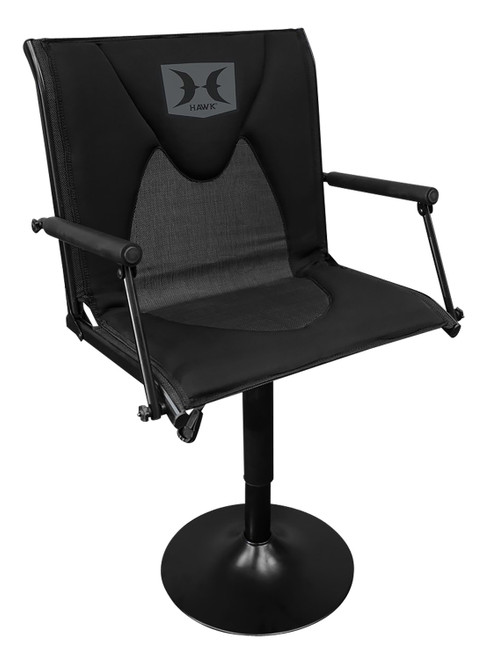 GSM OUTDOORS Hawk HWK-PBC Premium Blind Chair Black