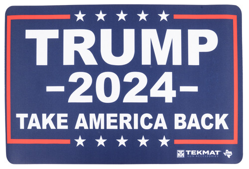TEKMAT (GSM) TekMat TEKR17TRUMP2024 Trump 2024 Take Back America Red/White/Blue Rubber 11" x 17"