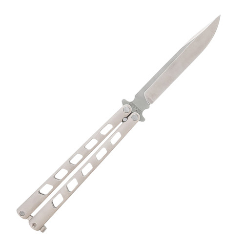 COLD STEEL (GSM) Cold Steel CSFL43ARC Arc Angel Balisong Butterfly 5.45" Folding Clip Point Plain Satin S35VN SS Blade, Aluminum Handle