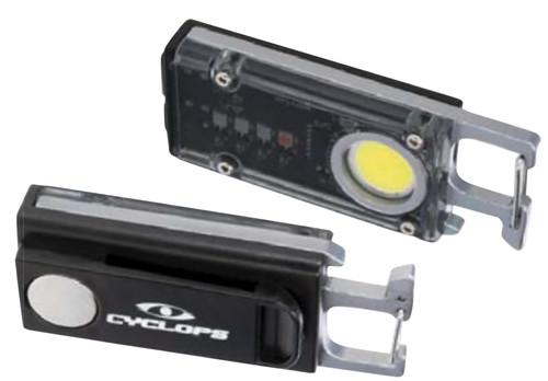 GSM OUTDOORS Cyclops CYC-FLSHCLIP Flash Clip  Black 300 Lumens Red/Green/Purple/Blue