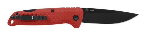 SOG KNIVES (GSM OUTDOORS) SOG 13-11-07-43  ADVENTURER LB 3.5" BLADE RED/BLK