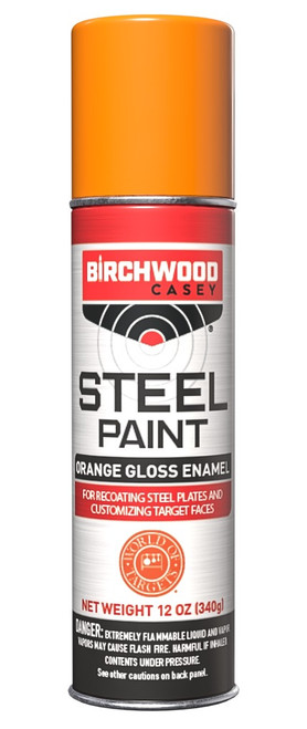BIRCHWOOD CASEY (GSM) BIR PAINT-ORG      STEEL TARGET PAINT  ORANGE