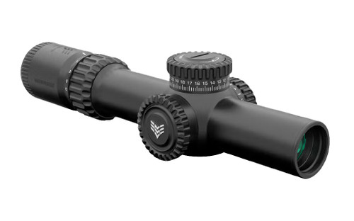 SWAMPFOX OPTICS SWAMPFOX WAR16241-RM WARHORSE 1-6X24 FFP RED MOA