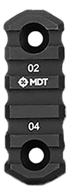 Mdt Sporting Goods Inc 103150BLK M-Lok Picatinny Rail  Black Anodized 2.50" Long