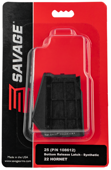 SAVAGE ARMS INC Savage Arms 55222 25  4rd 22 Hornet Black Polymer