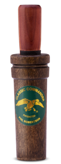Duck Commander DC200 Classic Commander Open Call Double Reed, Mallard Hen Attracts Ducks, Natural Wood