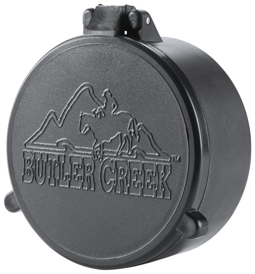BUTLER CREEK/REVELYST Butler Creek 30230 Flip-Open Objective Scope Cover 44.70mm Obj. Size 23 Black Polymer