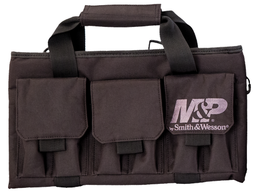 AOB/AMERICAN OUTDOOR BRND M&P Accessories 110028 Pro Tac Handgun Case Black Nylon Holds Handgun