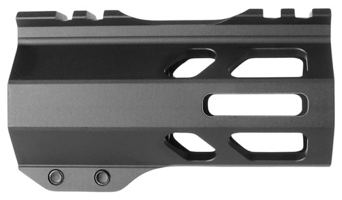 TACFIRE INC TacFire  A.C.E. M-Lok Handguard 4" Black Hardcoat Anodized Aluminum for AR-15