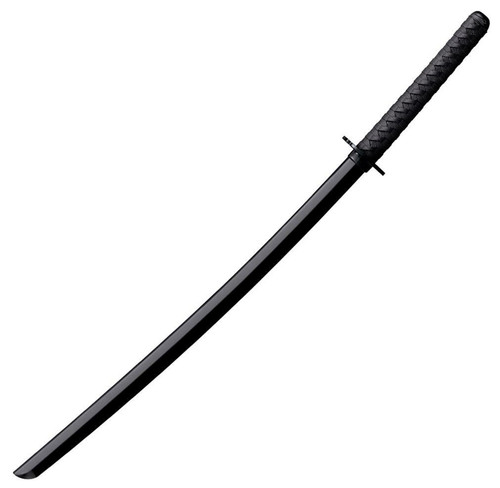 COLD STEEL (GSM) Cold Steel CS92BKKC Bokken Training Sword 30" Fixed Plain Black Polypropylene Blade 11.50" Black Imitation Cord Wrap Polypropylene Handle