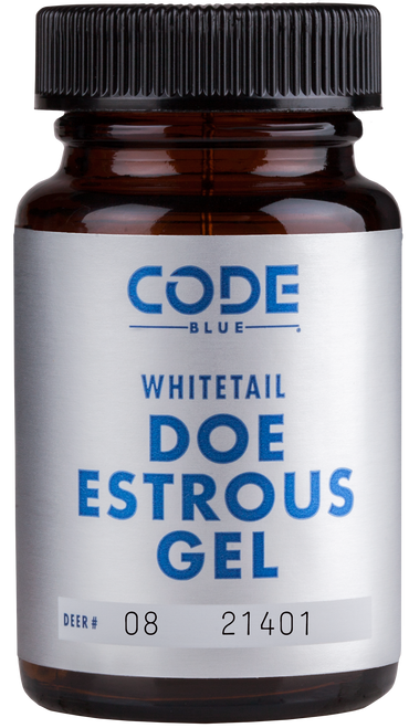 MOULTRIE FEEDERS Code Blue OA1026 Doe Estrous Gel  Deer Attractant 2 oz Bottle