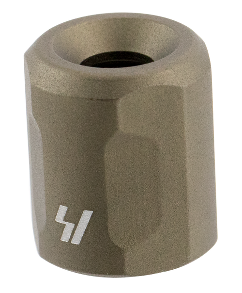 STRIKE INDUSTRIES Strike BCTPFDE Barrel Thread Protector  223 Rem/5.56x45mm NATO AR Platform Flat Dark Earth Aluminum 1/2"-28 tpi
