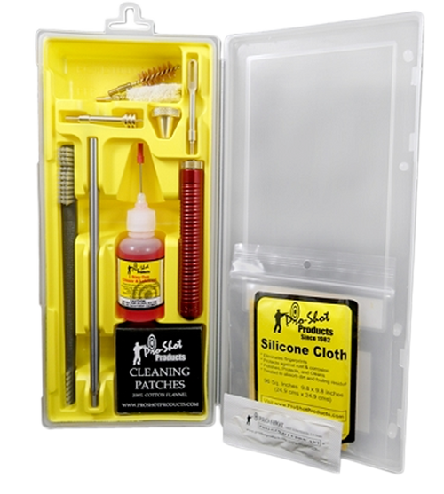 PRO SHOT PRODUCTS Pro-Shot P45KIT Classic Box Kit .45 Cal Pistol/Yellow Plastic Case