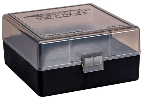 BERRYS MANUFACTURING INC Berry's 11664 Ammo Box  223Rem/5.56NATO Smoke/Black Polypropylene 100rd