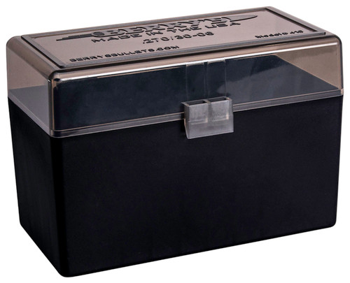 BERRYS MANUFACTURING INC Berry's 32019 Ammo Box  270Win/30-06Springfield Smoke/Black Polypropylene 50rd
