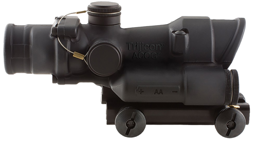 TRIJICON INC Trijicon 100390 ACOG  Matte Black 4x32mm LED Illuminated Green Crosshair .223/5.56 BDC Reticle