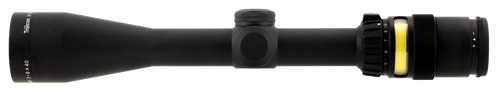 TRIJICON INC Trijicon 200001 AccuPoint  Black Hardcoat Anodized 3-9x 40mm 1" Tube Illuminated Duplex Crosshair w/Amber Dot Reticle