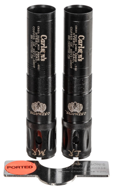 CARLSONS Carlson's Choke Tubes 11490 Cremator  Benelli Crio/Crio Plus 20 Gauge Mid/Long Range Ported 17-4 Stainless Steel