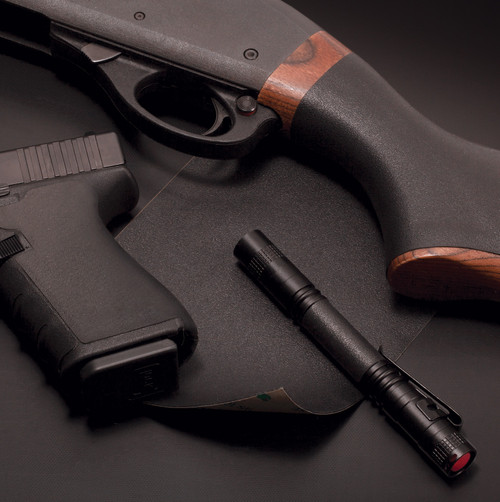 HOGUE COMBAT GRIPS INC Hogue 17079 D.I.Y. Wrapter Adhesive Grip made of Heavy Grit with Black Finish & 5" x 6.75" Dimensions for  Firearms