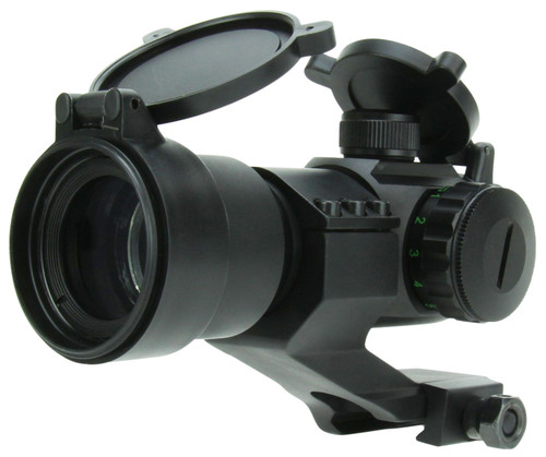 TACFIRE INC TacFire RD004 1x30 Dual Illuminated Red/Green Dot Sight  Black Anodized 1 x 30 mm 2 MOA Dot
