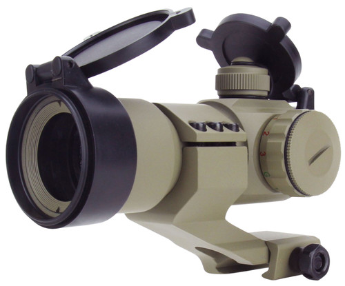 TACFIRE INC TacFire RD004T 1x30 Dual Illuminated Red/Green Dot Sight  Tan 1 x 30 mm 2 MOA Dot