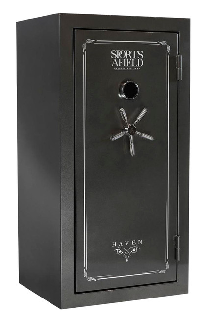SA CONSUMER PRODUCTS INC Sports Afield SECSA5930HX Haven  Electronic Keypad/Key Entry Dark Gray Metallic Steel Holds 36 + 6 59" H x 30" W x 25" D Fireproof- Yes