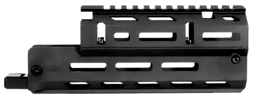AIM SPORTS INC Aim Sports MMAK02 Russian Handguard  Short & Drop-in, M-LOK 2-Piece Style Made of 6061-T6 Aluminum with Black Anodized Finish for AK-47