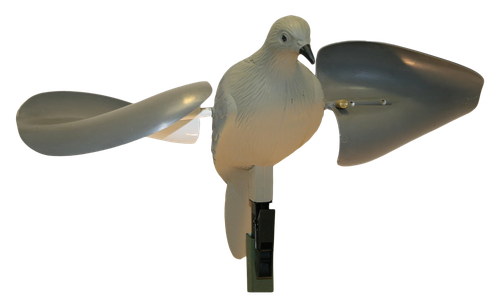 MOJO/HUNT WISE Mojo Outdoors HW7201 Wind Dove  Doves Species, Gray Plastic