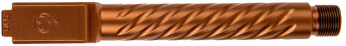 BALLISTIC ADVANTAGE LLC Ballistic Advantage BAPSG175T3R Premium Series  9mm Luger Fits Glock 17 Gen 5 Spiral Fluted Threaded Copper PVD Stainless Steel