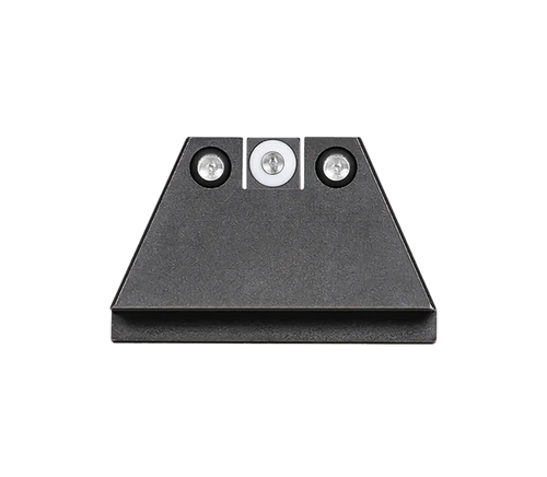 Night Fision GLK004003WGZ Suppressor Height Sights For Glock  Green Tritium White Outline Front Sight-Green Tritium Black Outline Rear Sight Glock 17/17L/19