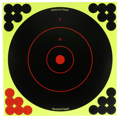 BIRCHWOOD CASEY (GSM) Birchwood Casey TDSNC1212PK Target Dispenser  Adhesive Paper 12" Bullseye, Includes Pasters 12 PK