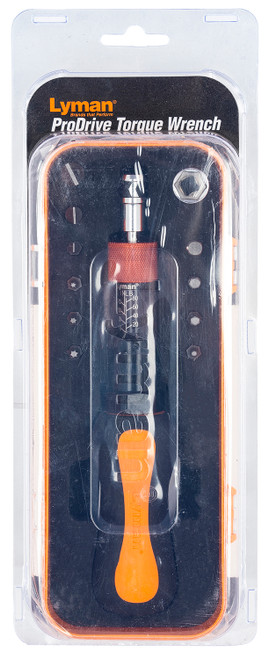 LYMAN PRODUCTS CORP Lyman 7031300  Torque Wrench Black/Orange Steel Rubber Handle