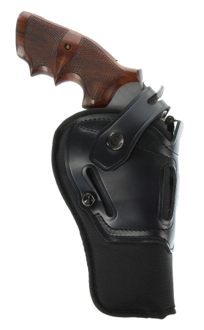 GALCO INTERNATIONAL Galco SR86B Switchback  OWB Black Leather Belt Slide Fits S&W X Frame 500/Taurus Raging Bull/6.50" Barrel Ambidextrous