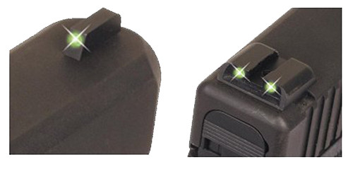 TRUGLO INC (GSM) TruGlo TG231S1 Tritium  Black | Green Tritium Front Sight Green Tritium Rear Sight