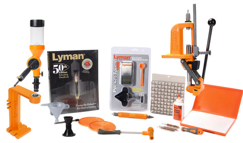 LYMAN PRODUCTS CORP Lyman 7810360 Brass Smith Victory Press Reloading Kit 1 Hole Cast Iron