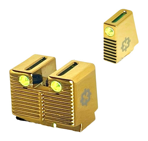 CROSS ARMORY CROSS CRGST-GD      FIBER OPTIC TALL HGHT  GLK GLD