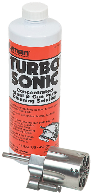 LYMAN PRODUCTS CORP Lyman 7631707 Turbo Sonic Gun Parts Cleaning Solution Against Grease, Dust, Oil 16 oz Bottle
