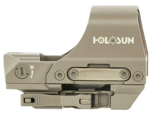 HOLOSUN TECHNOLOGIES INC Holosun HE510CGRFDE 510  Flat Dark Earth 1 x 0.91" x 1.26" 2 MOA Green Dot/65 MOA Circle Multi Reticle