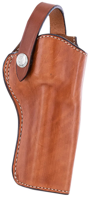 BIANCHI INTERNATIONAL Bianchi 10054 1L Lawman Western OWB 02 Tan Leather Belt Loop Fits Colt New Frontier/Colt Single Action Army
