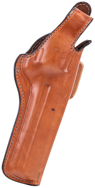 BIANCHI INTERNATIONAL Bianchi 10309 5BHL Thumbsnap  OWB Size 08 Tan Leather Belt Loop Fits S&W N Frame/Colt Anaconda 4" Barrel Right Hand