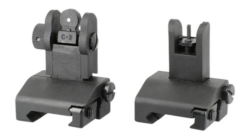 JE MACHINE TECH JE MACHINE TS-PS7B         FLIP UP F/R SIGHTS POLY