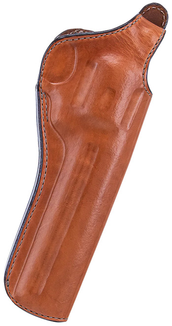 BIANCHI INTERNATIONAL Bianchi 12696 Cyclone  OWB Tan Leather Fits 6"  Colt/Ruger/S&W & Similar L Frame Taurus; Wesson Belt Loop Mount Right Hand