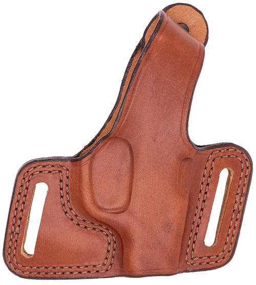 BIANCHI INTERNATIONAL Bianchi 12839 Black Widow  OWB Size 02 Tan Leather Belt Slide Fits Ruger Security-Six Fits S&W K Frame 2-4" Right Hand