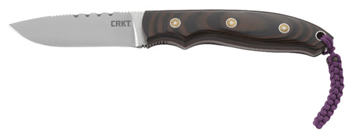 COLUMBIA RIVER KNIFE&TOOL CRKT 2861 Hunt'N Fisch  2.99" Fixed Plain Satin 9Cr18MoV SS Blade/Multi-Color G10 Handle Includes Lanyard/Sheath